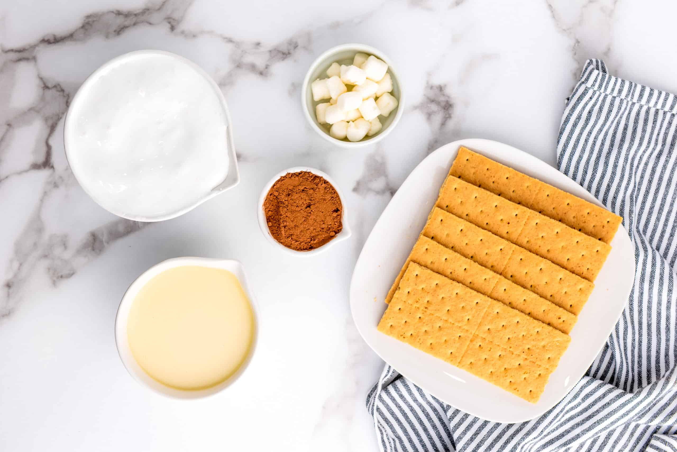 ingreidents for hot cocoa dip