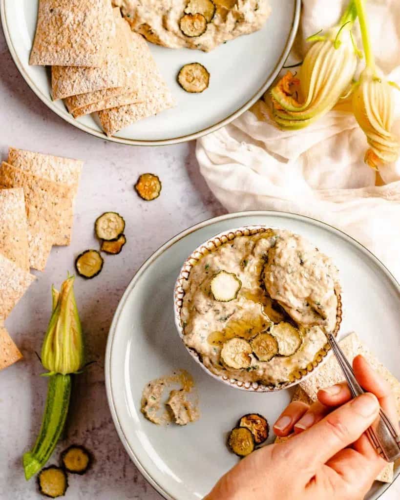 Prepared Zucchini Babaganoush - Smokey Courgette Dip 