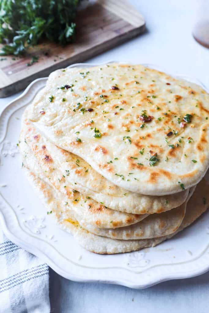 photo of stacked homemade turkish bread 