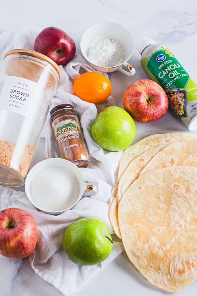ingredients for apple pie dip