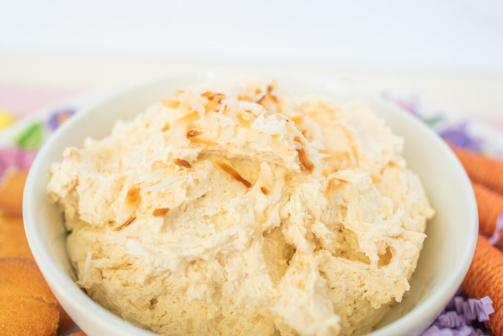 creamy coconut cream dip