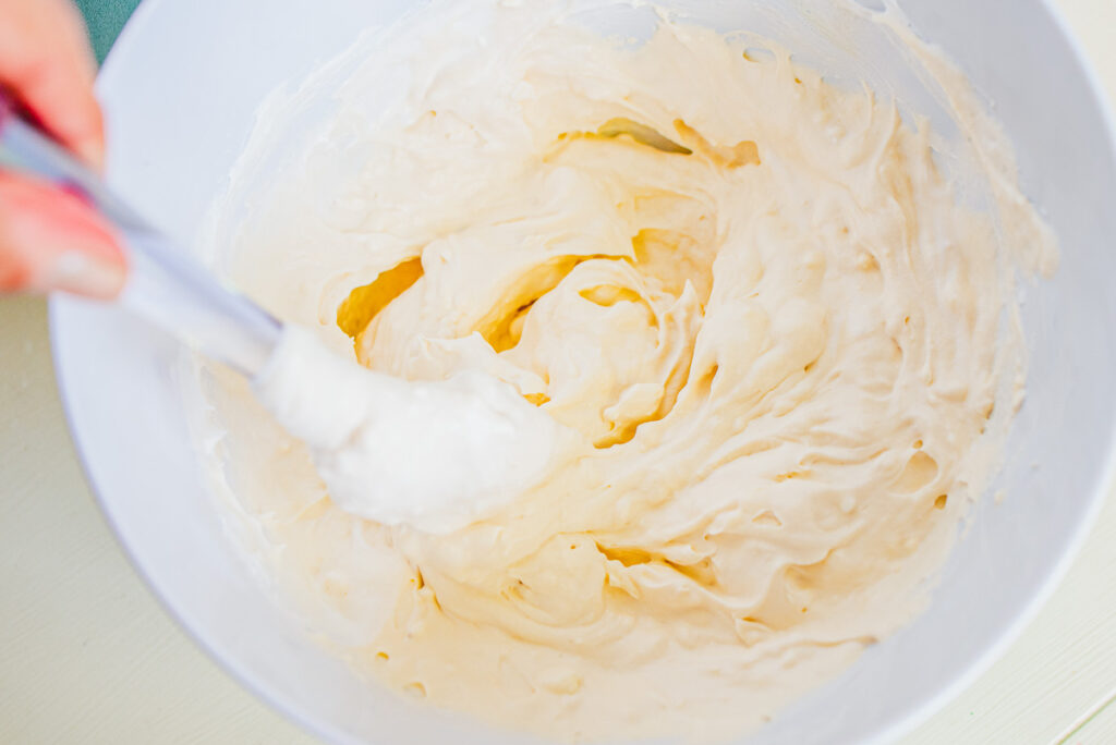creamed coconut dip process