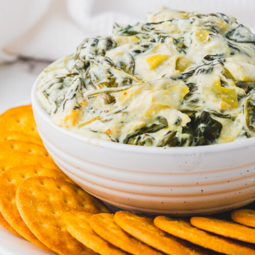 hot spinach artichoke dip make in the crockpor