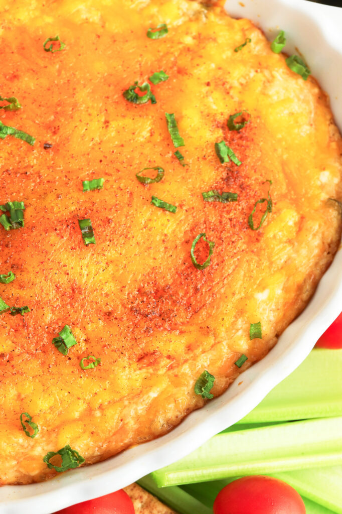 hot and bubbly crab dip
