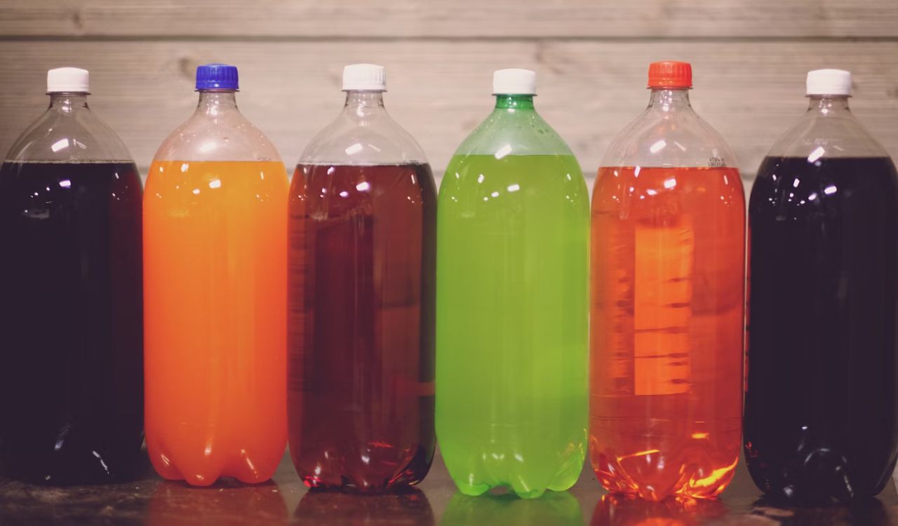 Assorted Soda Bottles