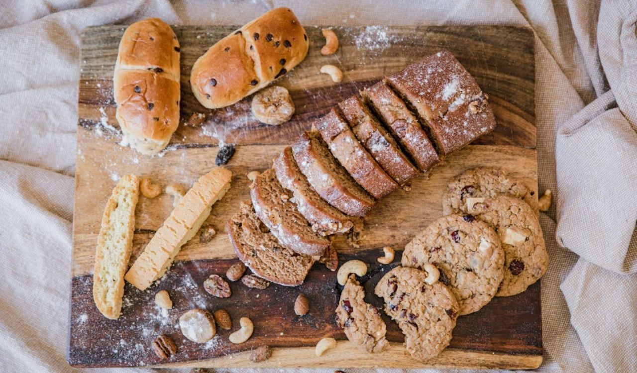 Assorted baked goods