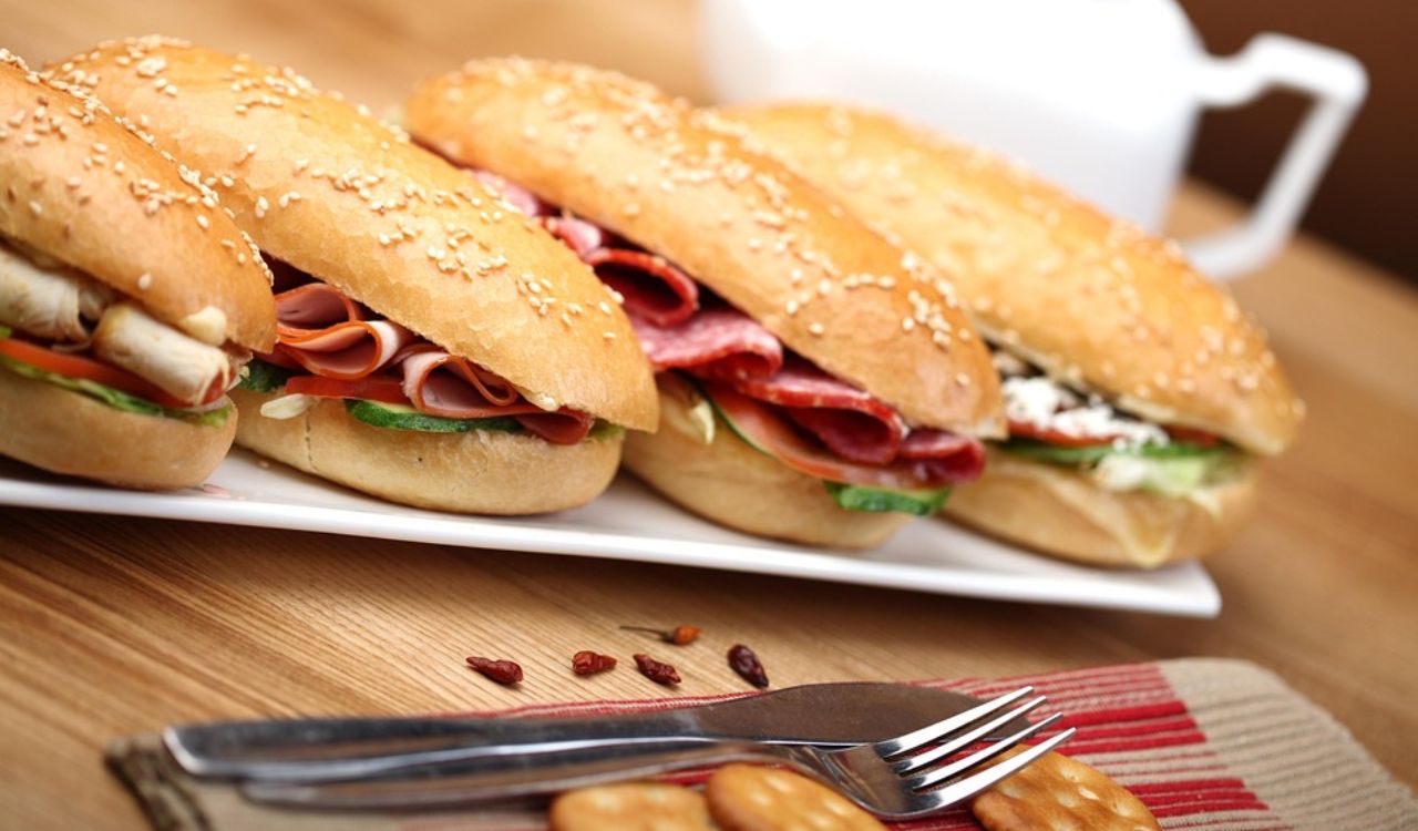 Assorted sandwiches