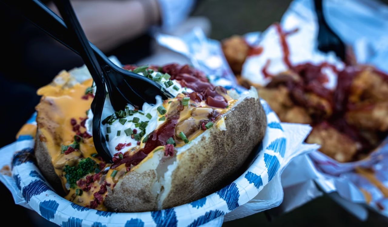 Baked potatoes
