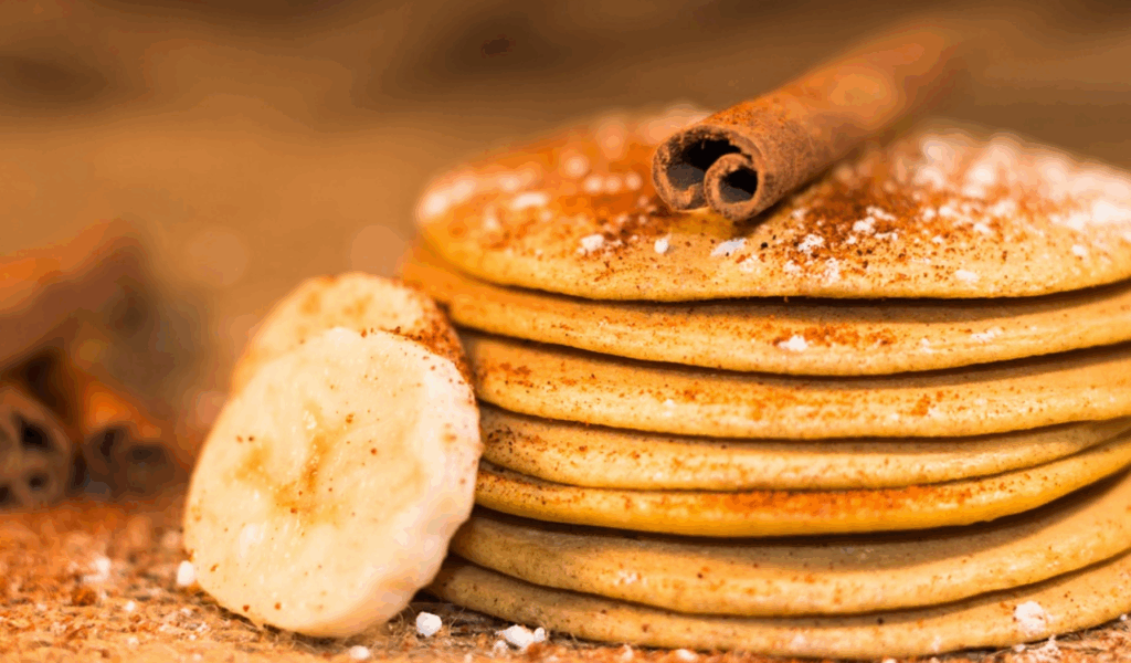 Dessert, Pancakes, Cinnamon image.