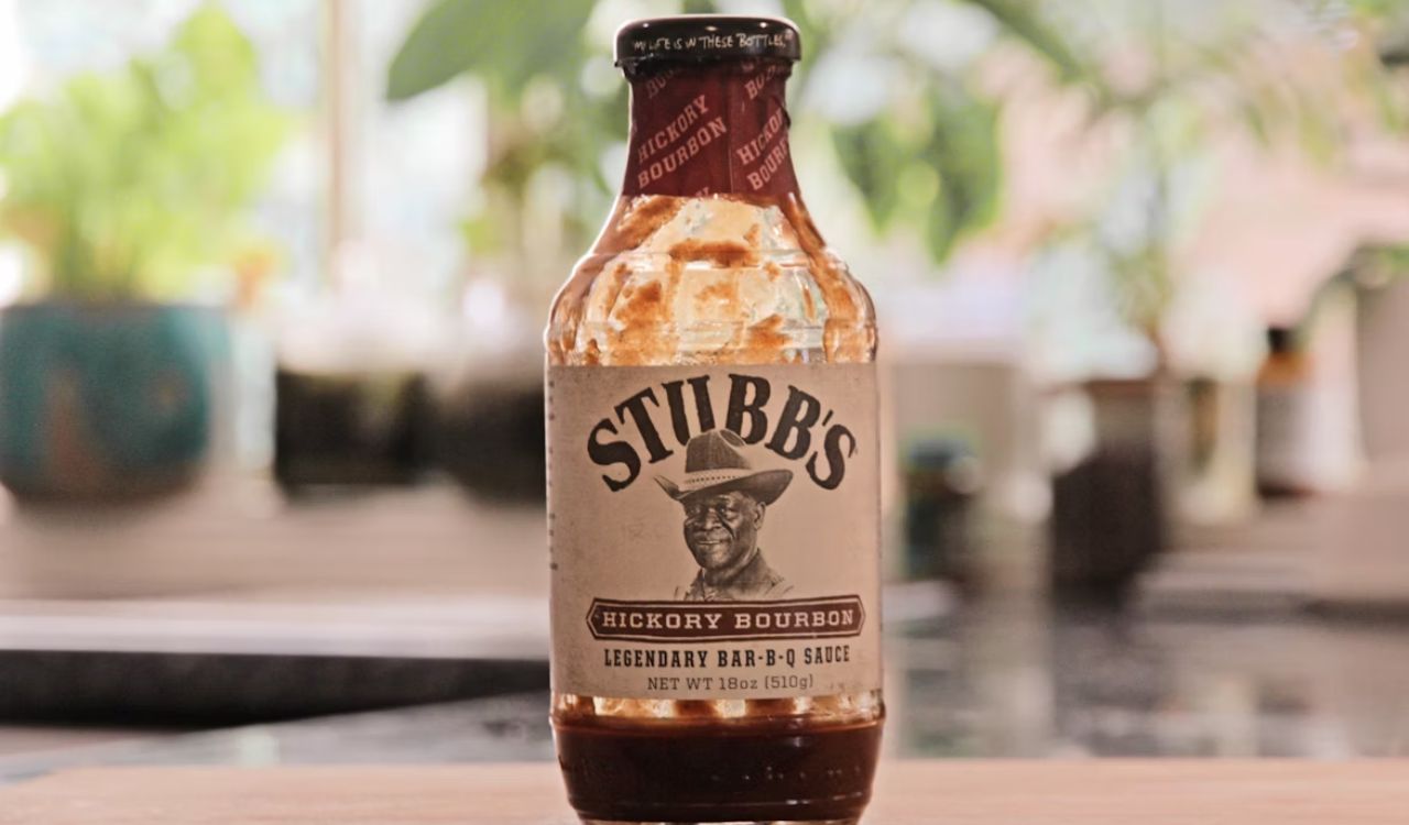 Bottle of barbecue sauce