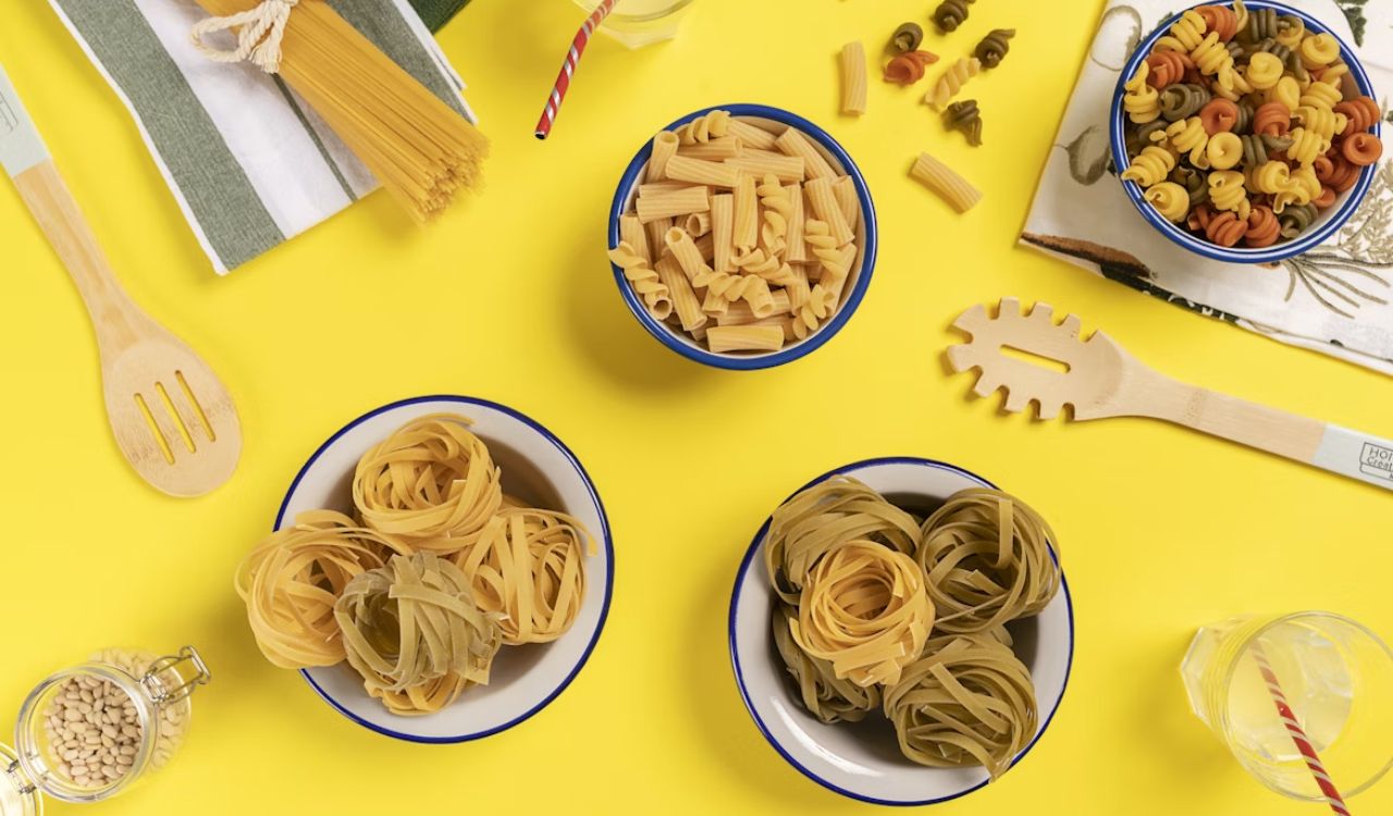 Bowls of pasta