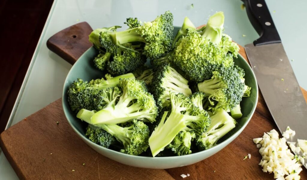 Broccoli on a plate