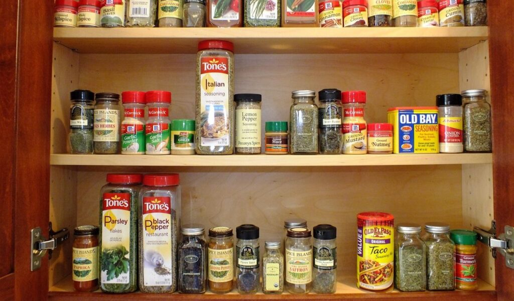 Cabinet, Spices, Orderly image