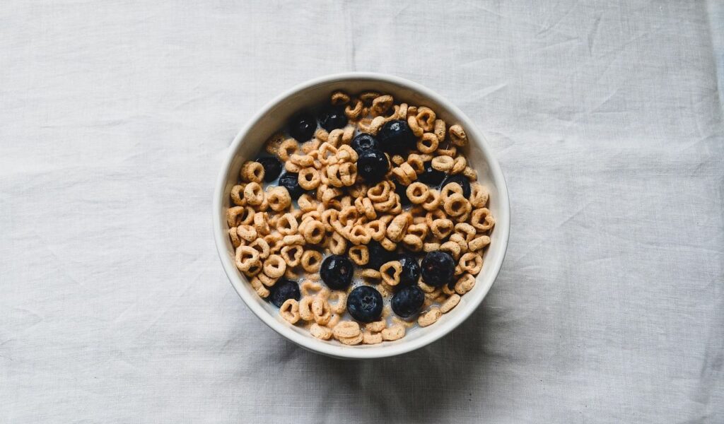 Cereals in a bowl