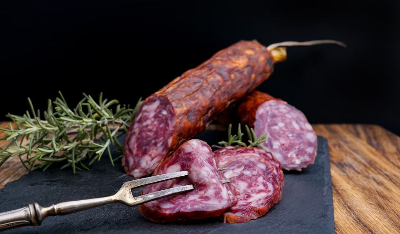 Delicious salami from a local butcher in Graz
