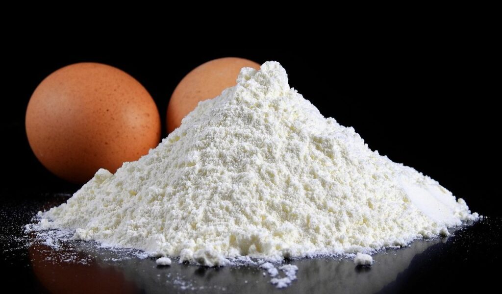 Flour and eggs