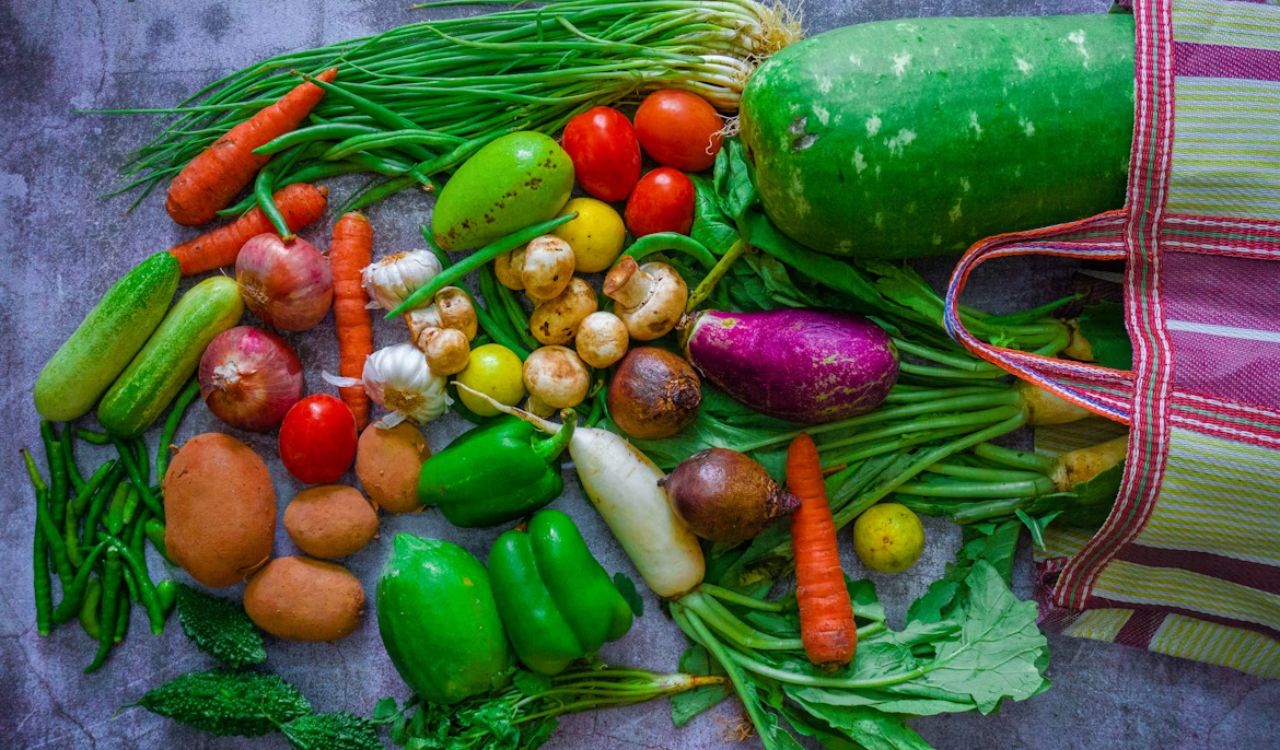 Fresh vegetable directly from market