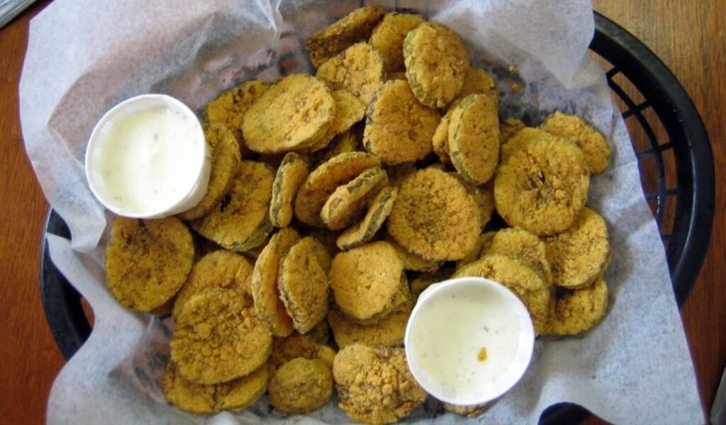 Fried dill pickles