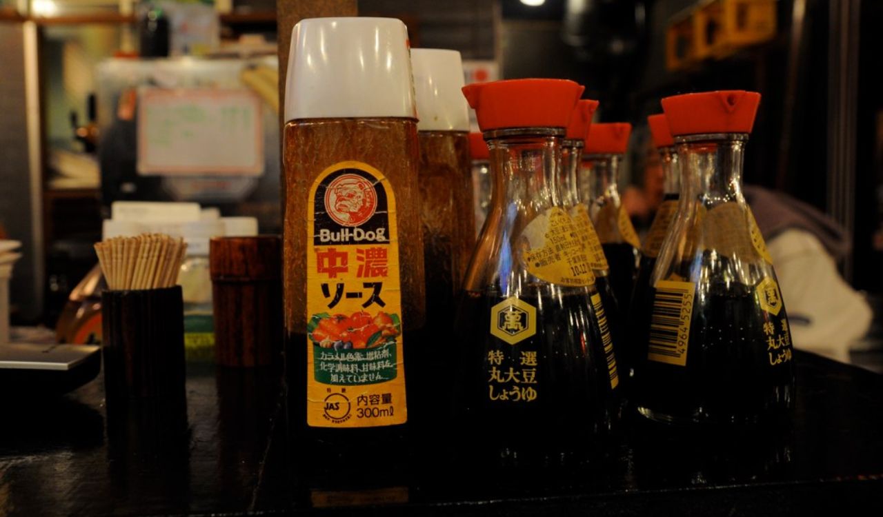 Japanese soy sauce bottles