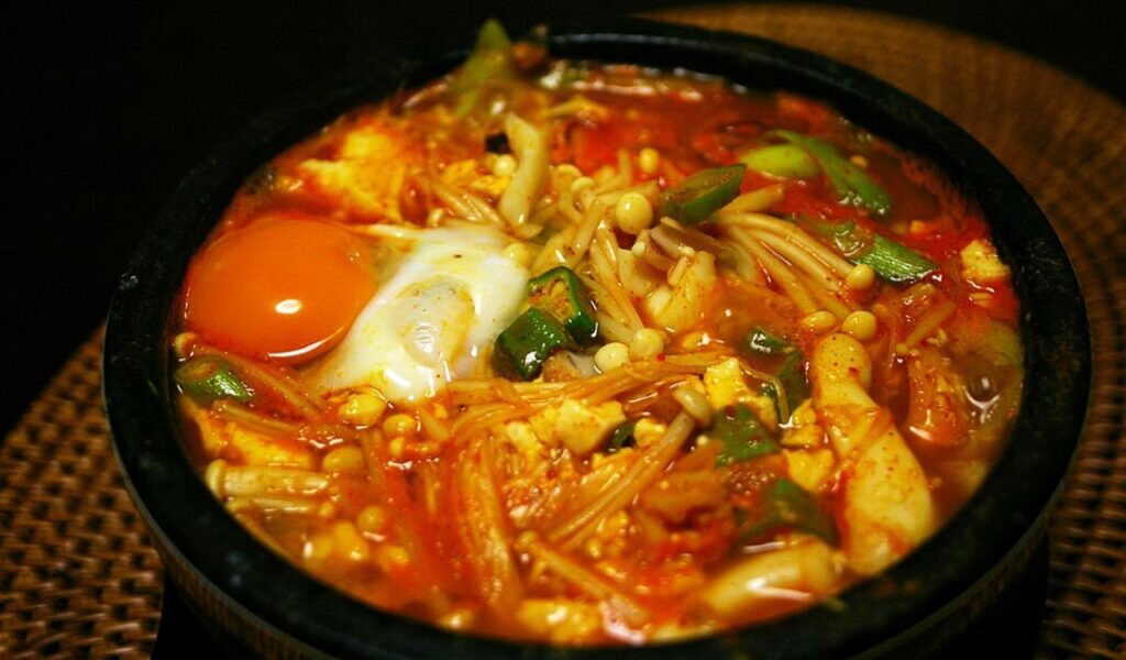 Korean Tofu Stew- Sundubu Jjigae