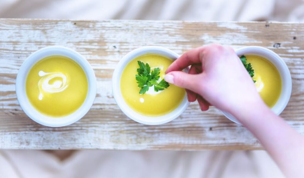 Leek and potato soup
