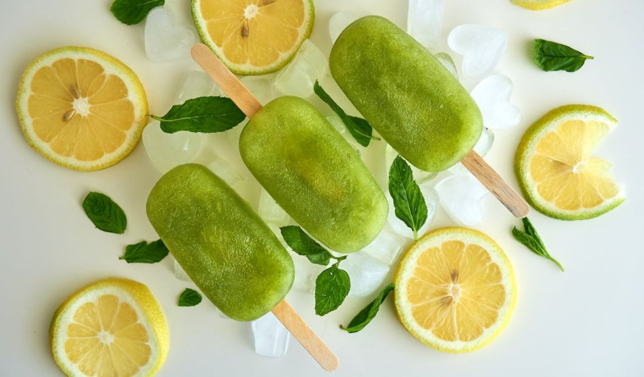 Lime popsicles