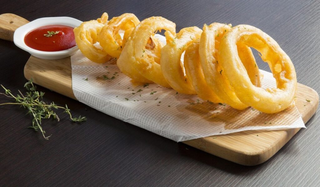Onion ring, restaurant food