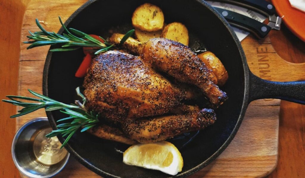 Roasted chicken