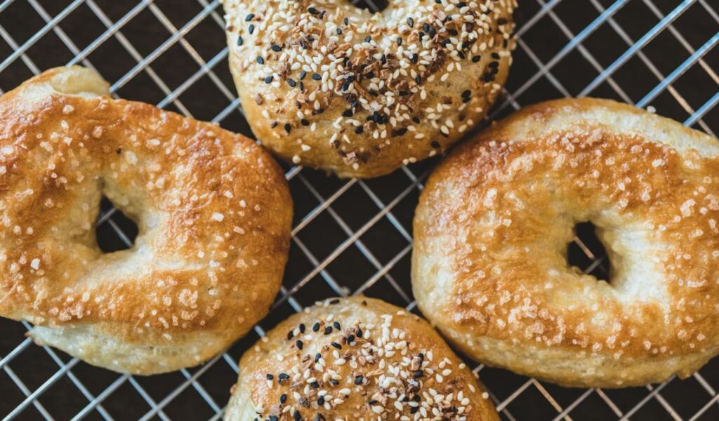 Salt and everything New York bagels.