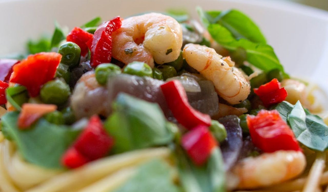 Shrimps and Vegetable Dish