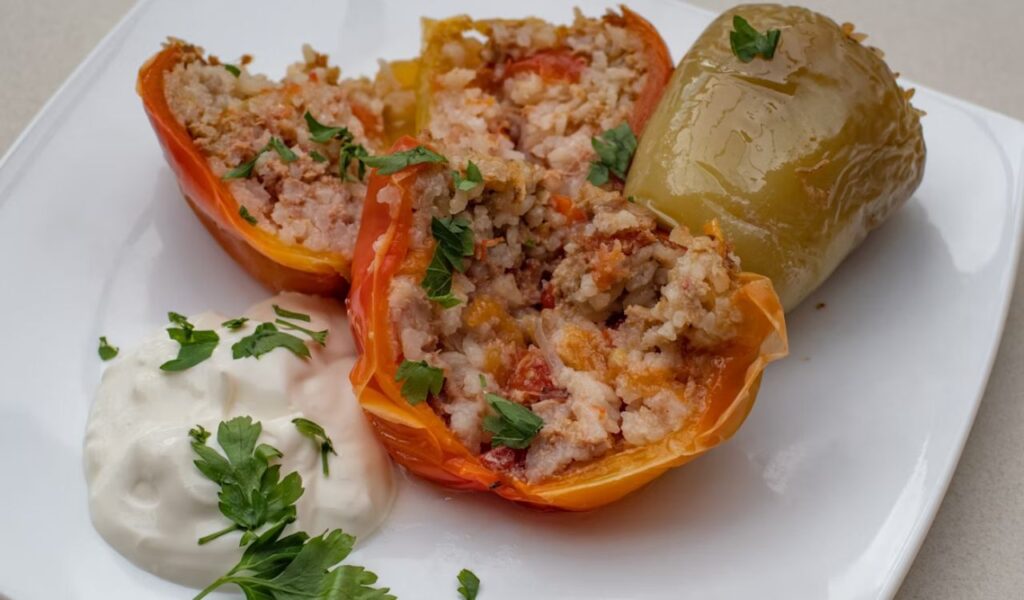 Stuffed bell peppers