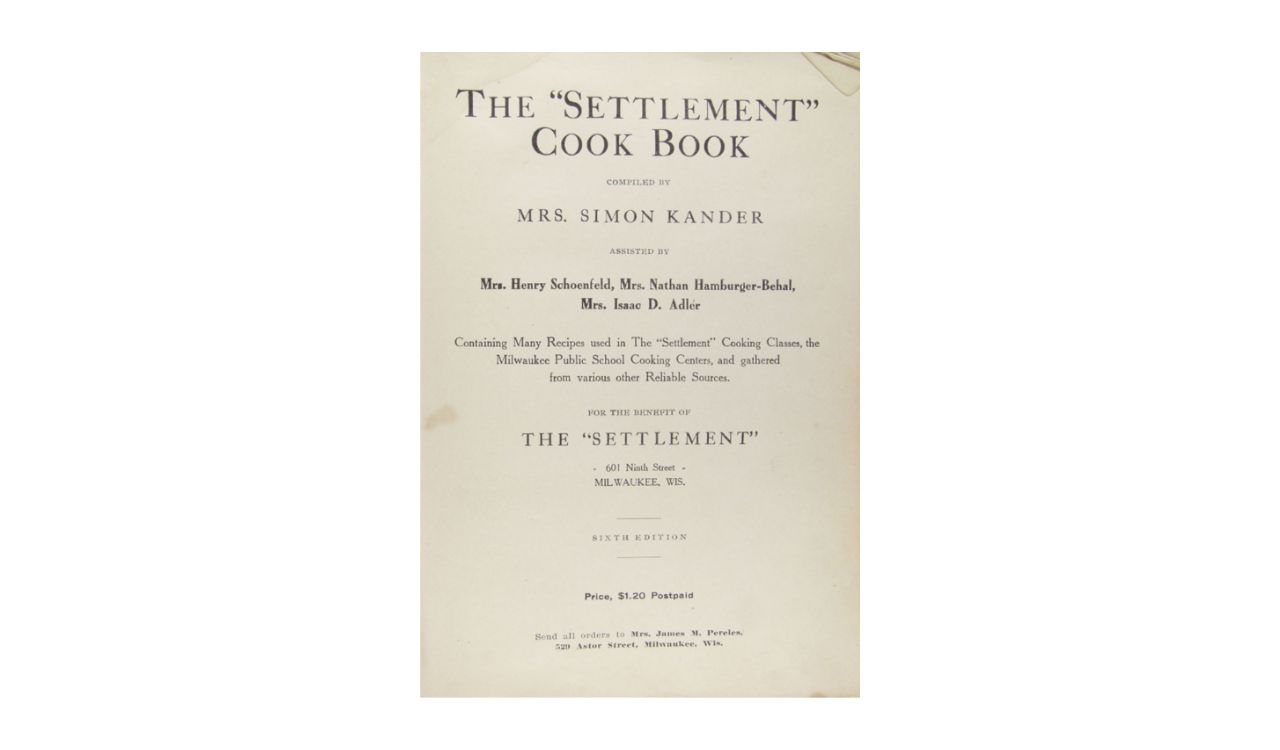 The Settlement Cook Book (1901)