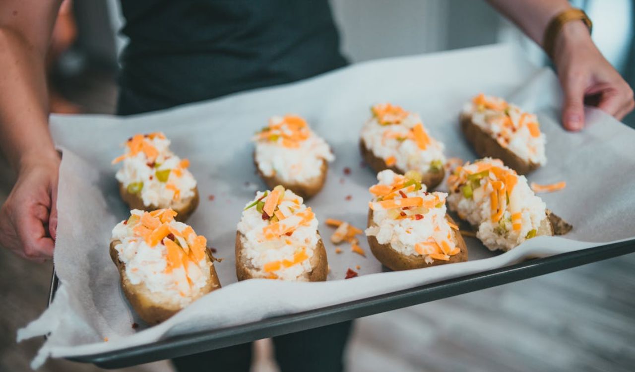 Twice baked potatoes