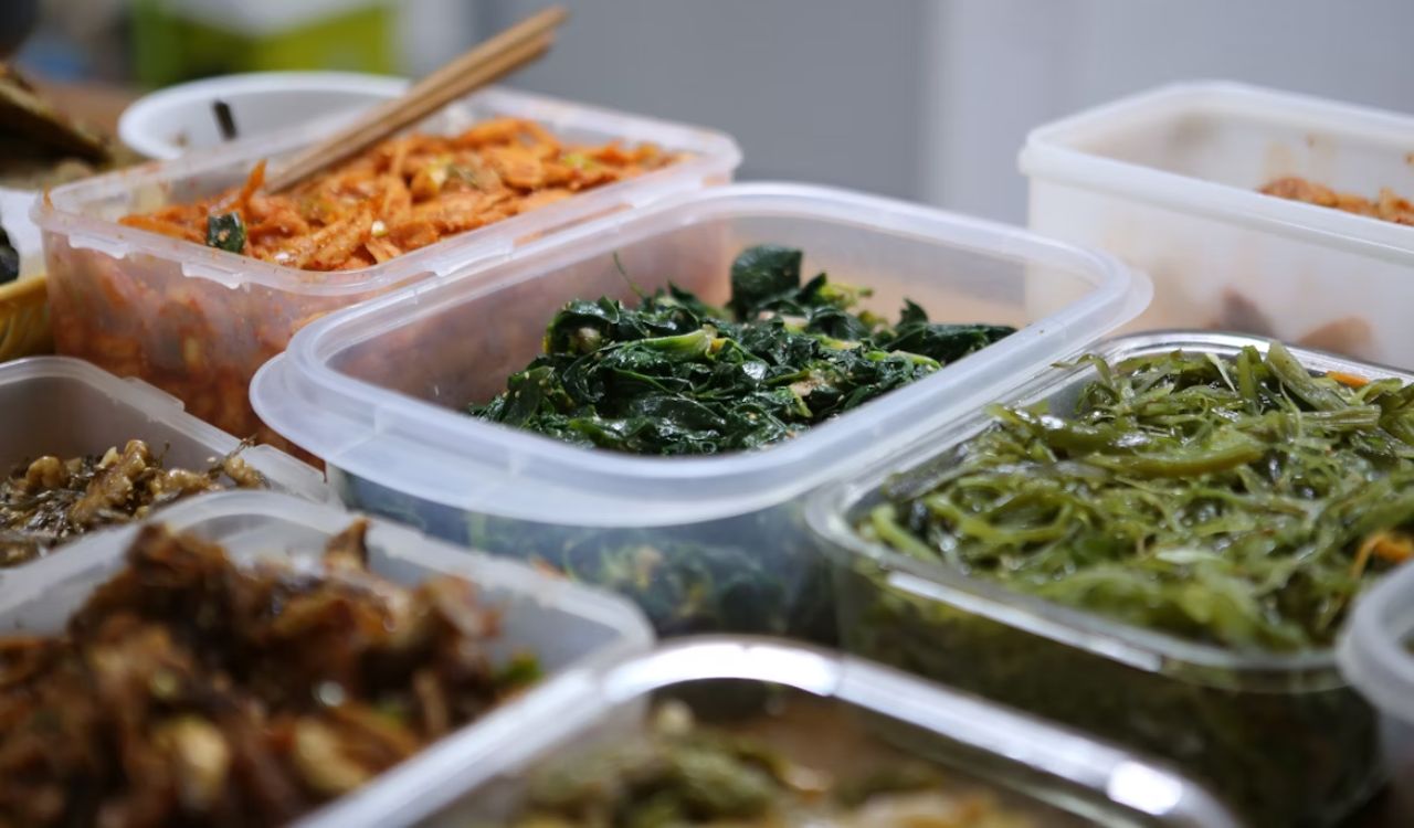 Variety of cooked foods
