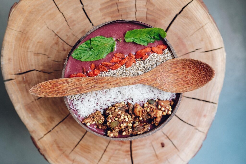 Acai bowl, Goji, Berry image.