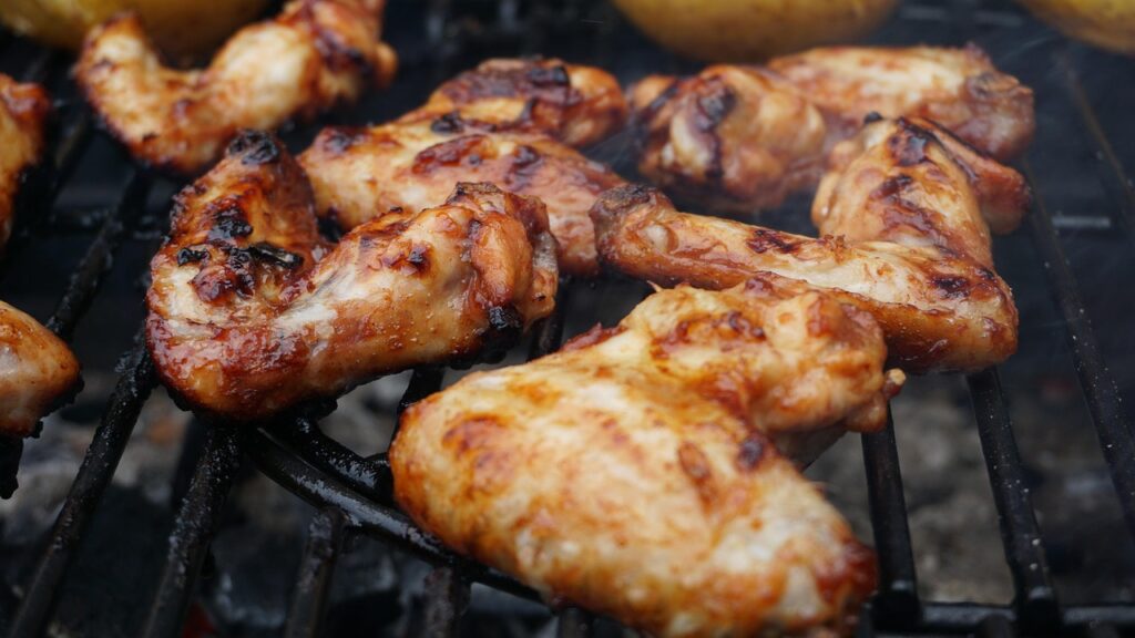 Barbecue, Chicken wings, Bbq image.