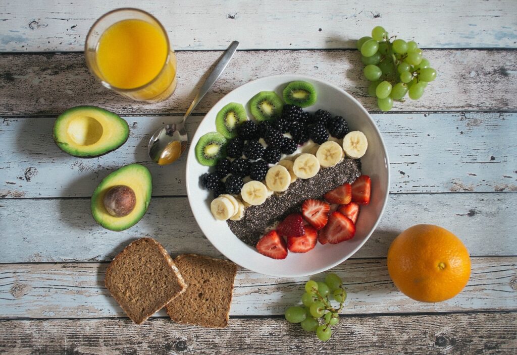 Bowl, Breakfast, Fruits image. 