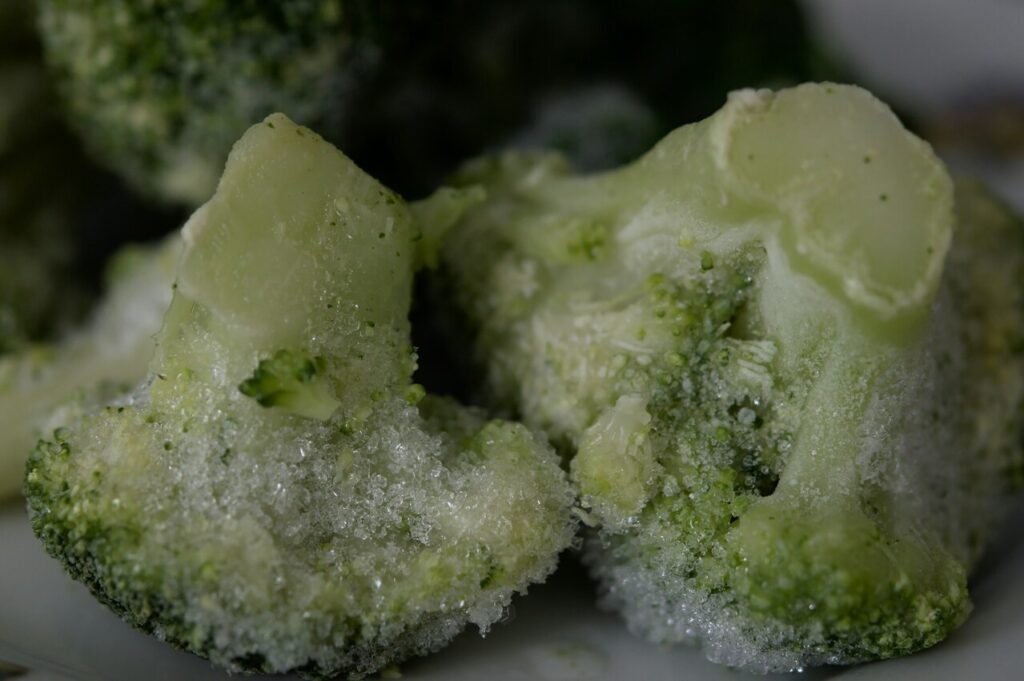 frozen green broccoli
