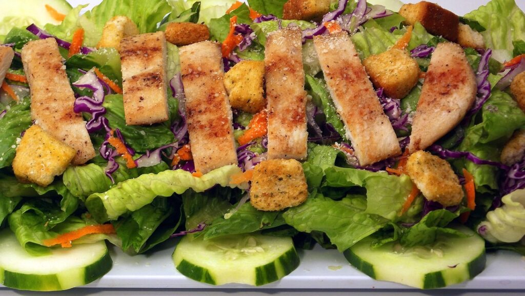 Caesar, Chicken, Salad image. 