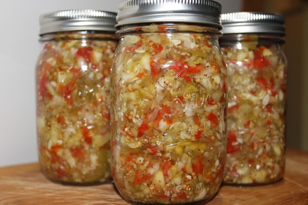 Canning, Relish, Pickle image.