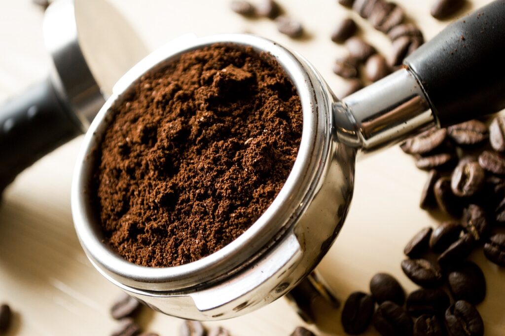 Coffee, Coffee grinds, Cafe image.