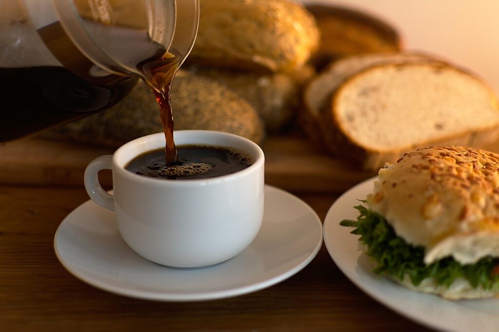 Coffee, Breakfast, Cup image.