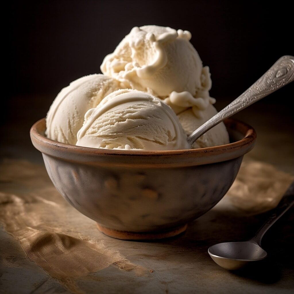 Ice cream, Nature, Vanilla image.