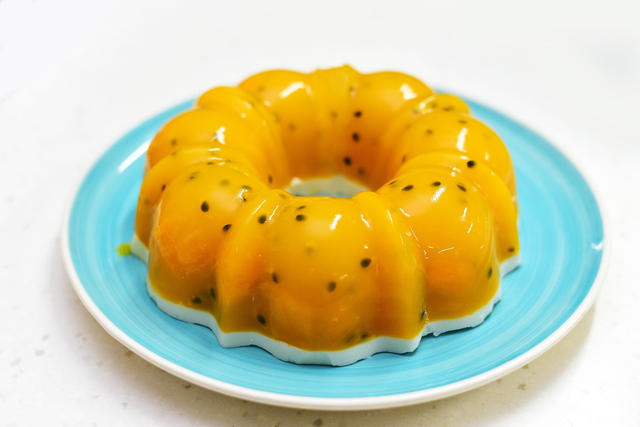 Mango, Jelly, Dessert image.