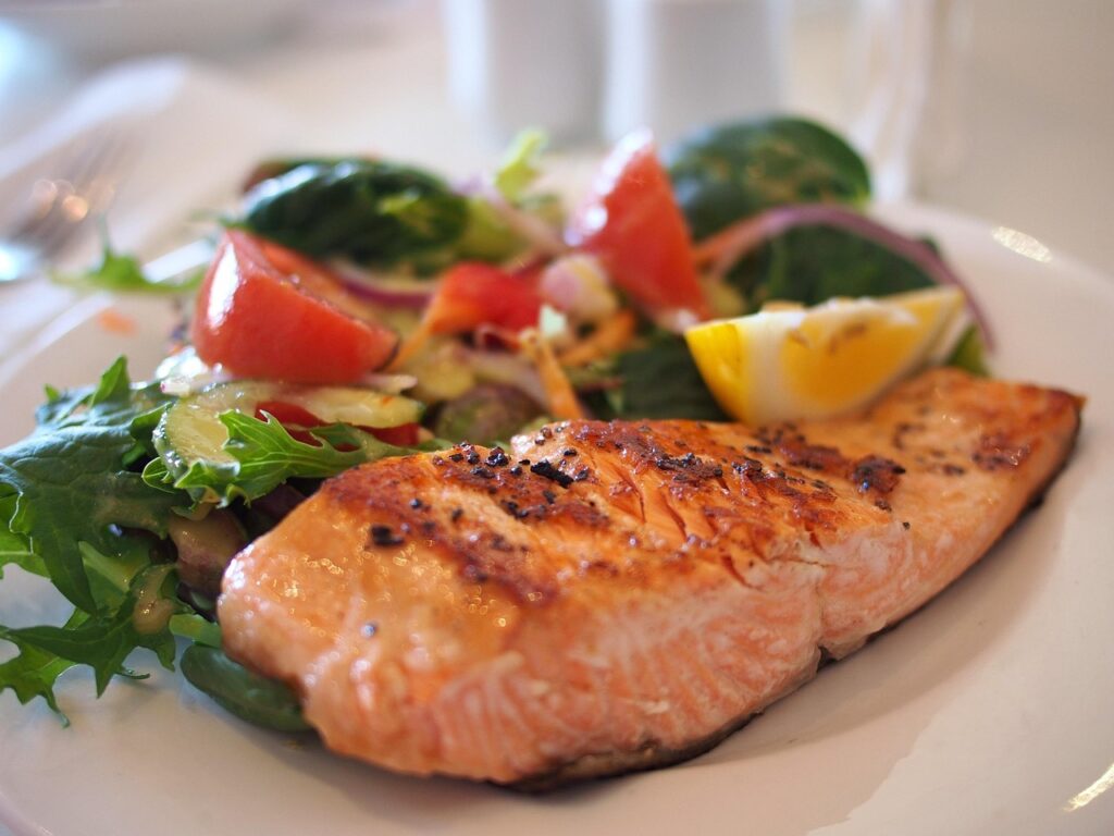 Lemon Herb Grilled Salmon