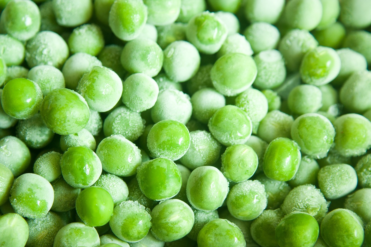 Peas, Frozen, Vegetables image.