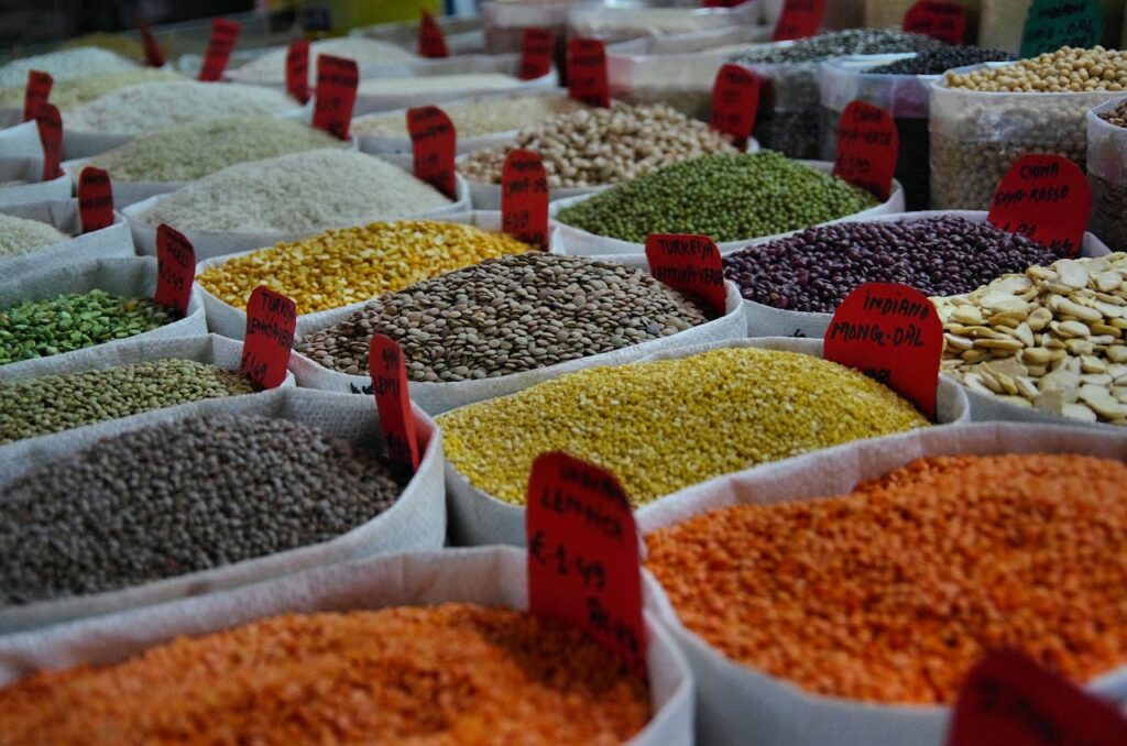 lentils in stock