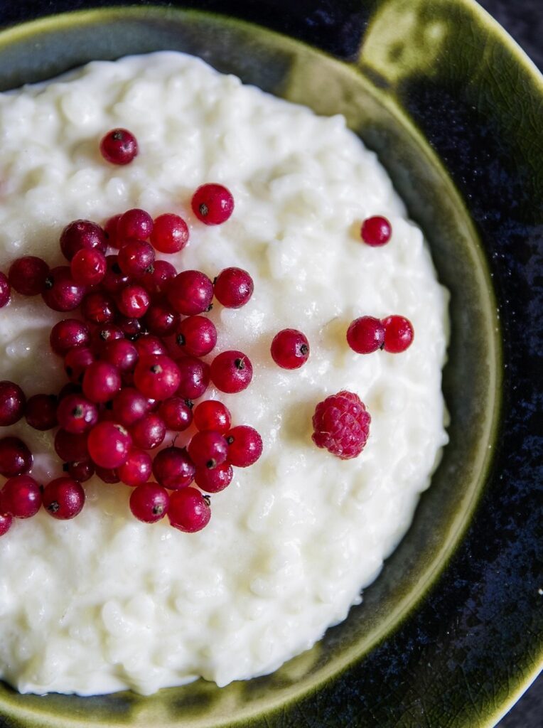 Rice pudding, Dessert, Sweet image.