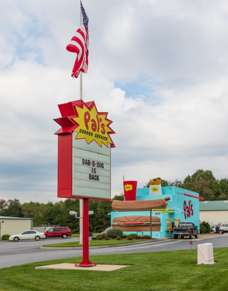  A Pal's fast food diner in Greeneville, with other stores in Tennessee and southwestern Virginia.
