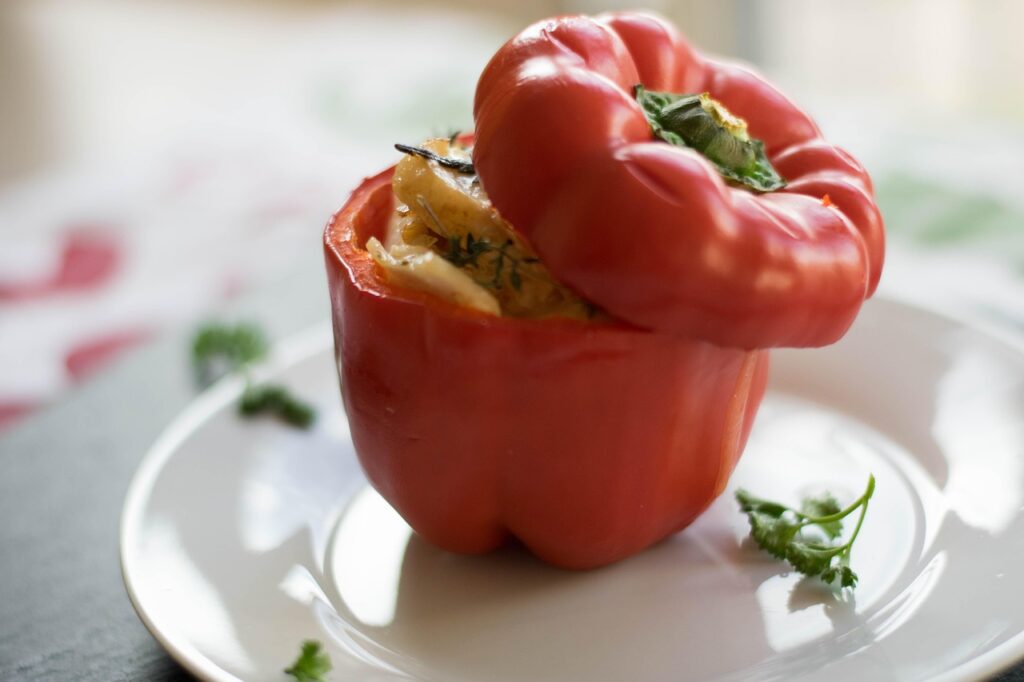 Stuffed pepper, Food, Stuffed image. 